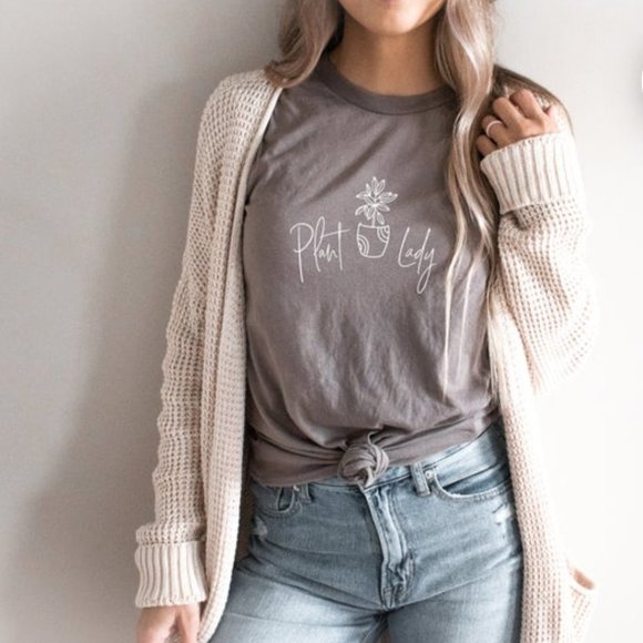 Dear Luna Boutique Tops - Plant Lady Tee